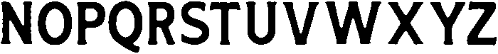 Rough otf (400) Font UPPERCASE
