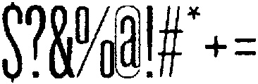 Rough otf (400) Font OTHER CHARS