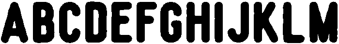 Rough otf (400) Font UPPERCASE