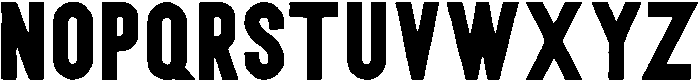 Rough otf (400) Font LOWERCASE