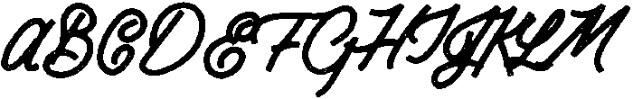 Rough otf (400) Font UPPERCASE