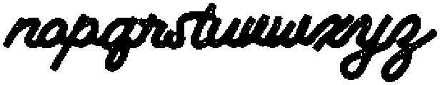 Rough otf (400) Font LOWERCASE