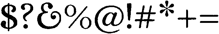 Rough ttf (400) Font OTHER CHARS