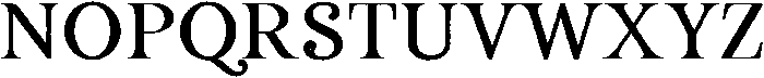 Rough ttf (400) Font UPPERCASE