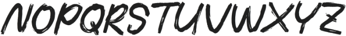 RoughPrintsRegular otf (400) Font UPPERCASE