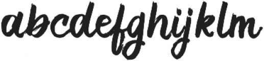 RoughSketch otf (400) Font LOWERCASE