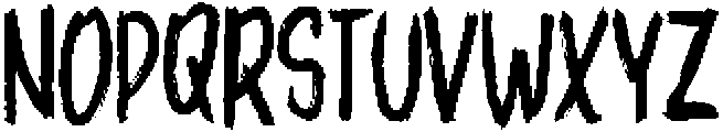 Roughix Regular otf (400) Font UPPERCASE