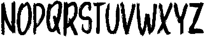 Roughix Regular otf (400) Font LOWERCASE