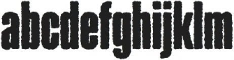 Roughnut Rough otf (400) Font LOWERCASE