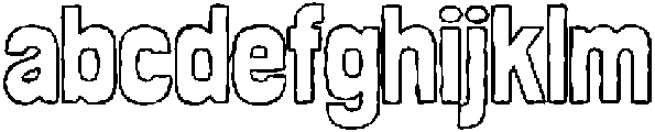 Rougho Outline otf (400) FONT