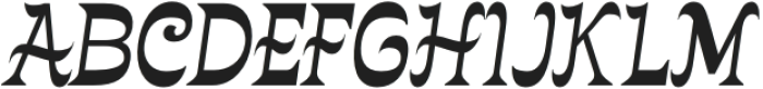 Roughway Regular otf (400) Font UPPERCASE