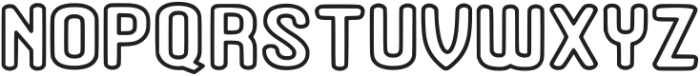 Round Line Regular otf (400) Font UPPERCASE