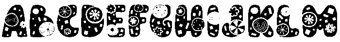 Round Regular otf (400) Font UPPERCASE