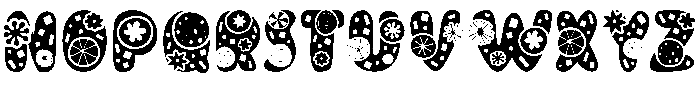 Round Regular otf (400) Font UPPERCASE