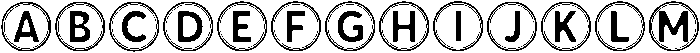 Round Space Regular otf (400) Font UPPERCASE
