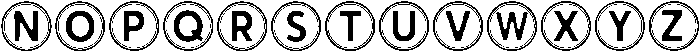 Round Space Regular otf (400) Font LOWERCASE