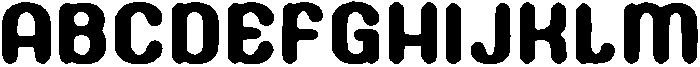 Rounded Puffy Regular otf (400) Font UPPERCASE
