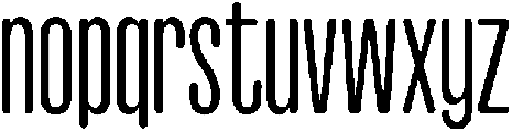 Rounded otf (400) Font LOWERCASE