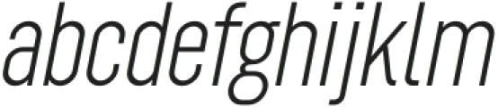 Roundkey Extra Light Oblique otf (200) Font LOWERCASE