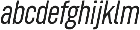 Roundkey Light Oblique otf (300) Font LOWERCASE