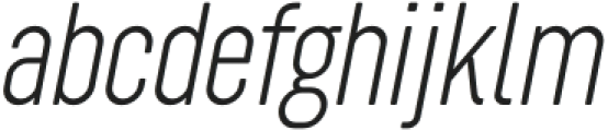 Roundkey Soft Extra Light Oblique otf (200) Font LOWERCASE