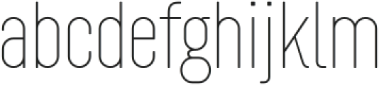 Roundkey Soft Thin otf (100) Font LOWERCASE