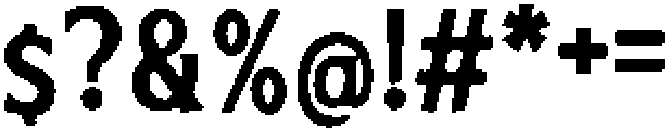 Roundmark Serif Regular otf (400) Font OTHER CHARS
