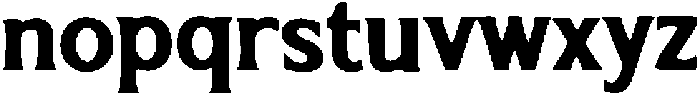 Roundmark Serif Regular otf (400) Font LOWERCASE