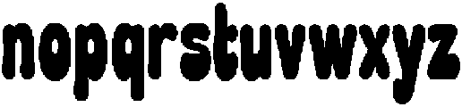 Roundy Groovy Regular ttf (400) Font LOWERCASE