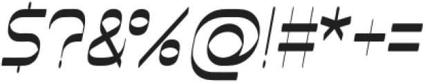 Roundy Italic otf (400) Font OTHER CHARS