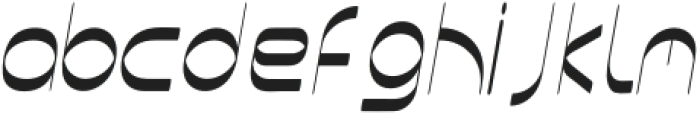 Roundy Italic otf (400) Font LOWERCASE