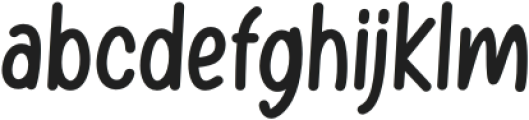 Rousrib-Regular otf (400) Font LOWERCASE