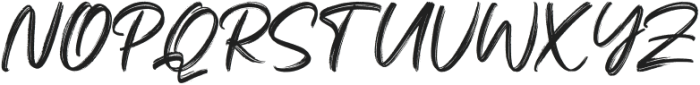 Rouxelle Brush ttf (400) Font UPPERCASE