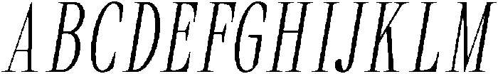Rovair Lekosty Extra Light Italic otf (200) Font UPPERCASE