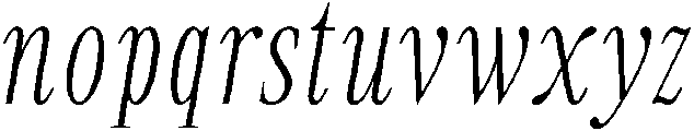 Rovair Lekosty Extra Light Italic otf (200) Font LOWERCASE