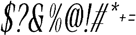 Rovair Lekosty Light Italic otf (300) Font OTHER CHARS