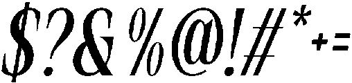Rovair Lekosty Semi Bold Italic otf (600) Font OTHER CHARS
