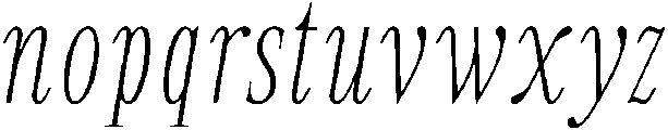 Rovair Lekosty Thin Italic otf (100) Font LOWERCASE