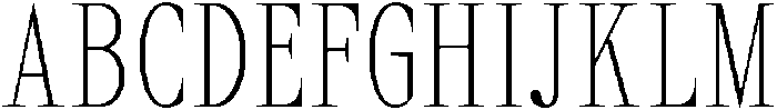 Rovair Lekosty Thin otf (100) Font UPPERCASE
