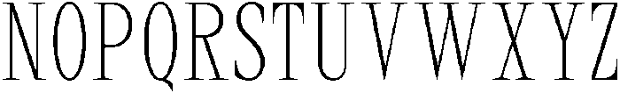 Rovair Lekosty Thin otf (100) Font UPPERCASE