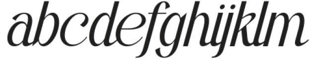 Rovallia Italic otf (400) Font LOWERCASE