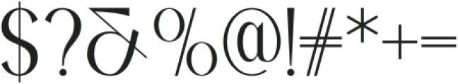 Rovallia Regular otf (400) Font OTHER CHARS