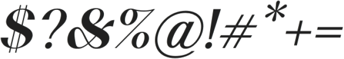 Rovela Bold Oblique otf (700) Font OTHER CHARS