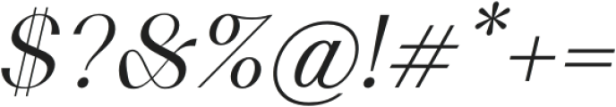 Rovela Regular Oblique otf (400) Font OTHER CHARS