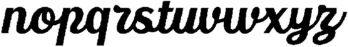 Rovelio Regular otf (400) Font LOWERCASE