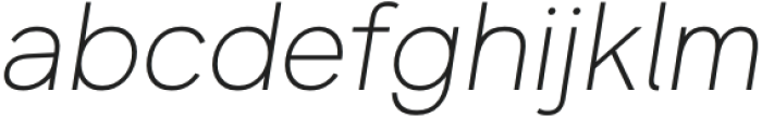 Rovelle Uno ExtraLight Italic otf (200) Font LOWERCASE