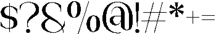 Roviane Regular otf (400) Font OTHER CHARS