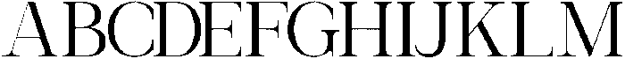 Roviane Regular otf (400) Font UPPERCASE