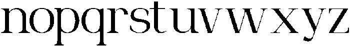 Roviane Regular otf (400) Font LOWERCASE
