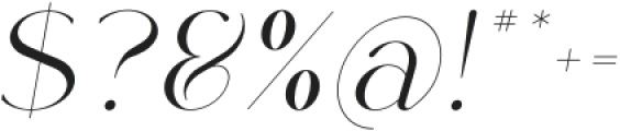 Rowan 2 Italic otf (400) Font OTHER CHARS